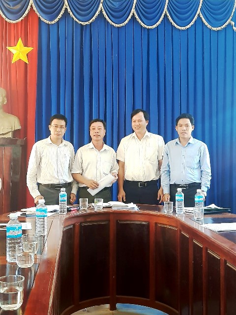 Cụm trưởng UBND xã Thanh An năm 2020 đã bàn giao cụm trưởng năm 2021 cho xã UBND xã An Phú.